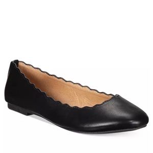 Esprit black flats gently used